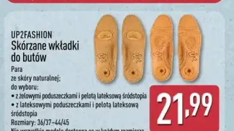 Skórzane wkładki do butów