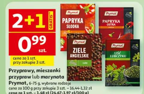 Przyprawy, mieszanki przypraw lub marynata różne rodzaje