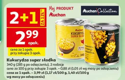 Kukurydza super słodka 2 rodzaje