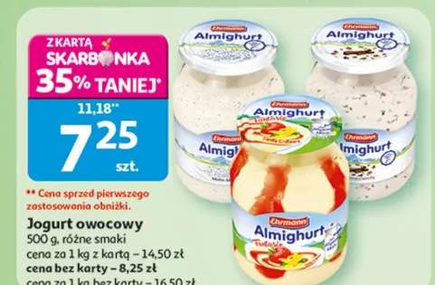 Jogurt owocowy różne smaki