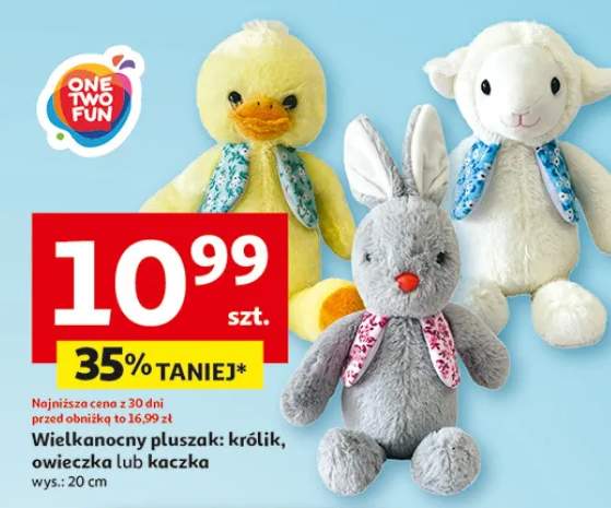 Wielkanocny pluszak: królik, owieczka lub kaczka