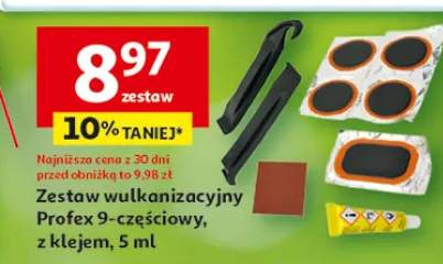 Zestaw wulkanizacyjny 9-częściowy, z klejem