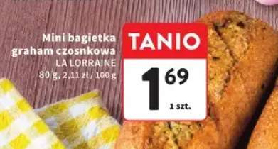 Mini bagietka graham czosnkowa La Lorraine