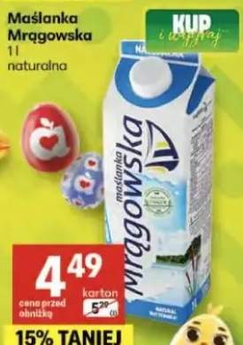 Maślanka Mrągowska naturalna