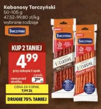 Kabanosy wybrane rodzaje