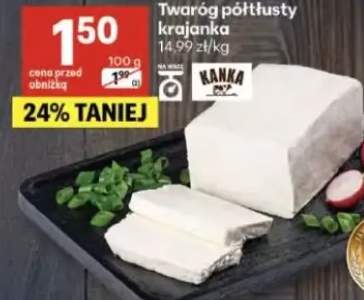 Twaróg półtłusty krajanka