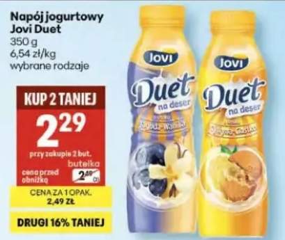 Napój jogurtowy Jovi Duet
