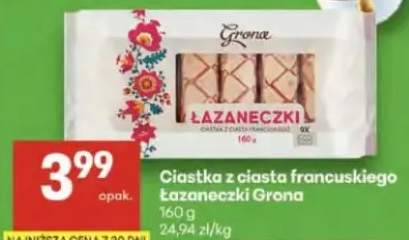 Ciastka z ciasta francuskiego Łazaneczki