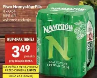 Piwo Namysłów Pils