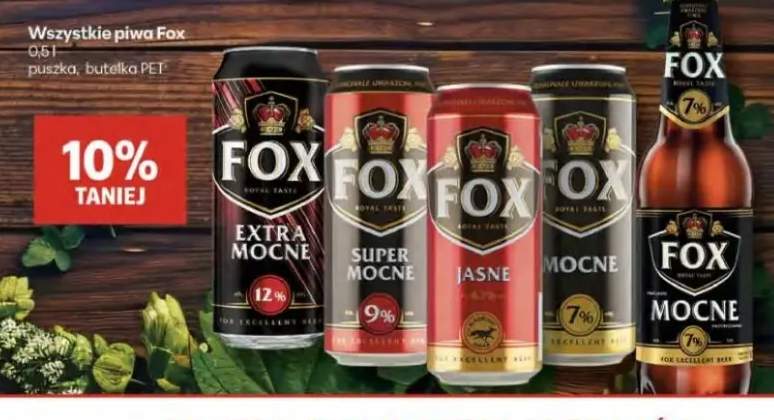 Piwo Fox Super Mocne