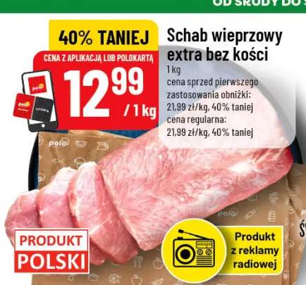 Schab wieprzowy extra bez kości