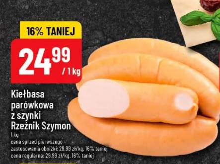 Kiełbasa parowkowa z szynki Rzeźnik Szymon