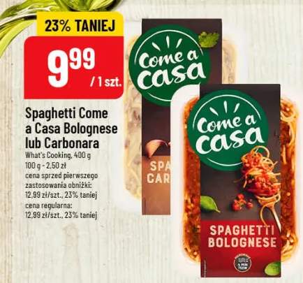 Spaghetti Come a Casa Bolognese lub Carbonara