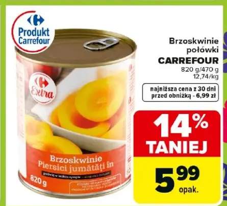 Brzoskwinie połówki