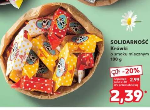 Krówki o smaku mlecznym