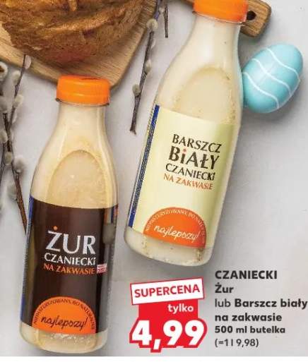 Żur czaniecki na zakwasie lub Barszcz biały na zakwasie