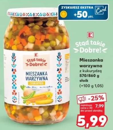 Mieszanka warzywna z kukurydzą