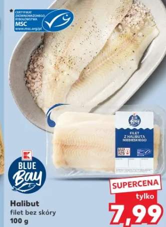 Halibut filet bez skóry