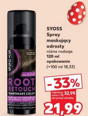 Spray maskujący odrosty różne rodzaje 120ml
