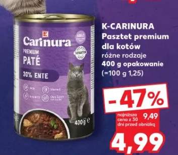 Pasztet premium dla kotów różne rodzaje 400 g opakowanie