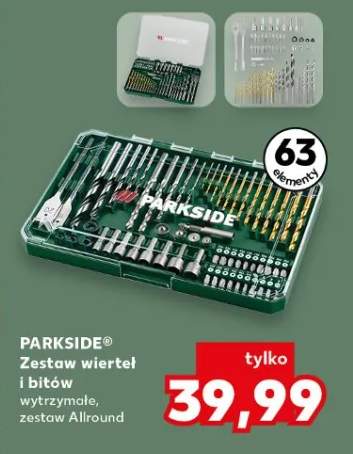 Zestaw wierteł i bitów wytrzymałe, zestaw Allround