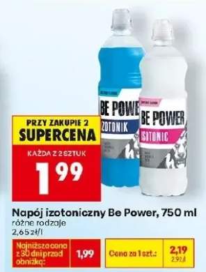 Napój izotoniczny różne rodzaje