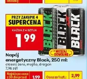 Napój energetyczny Black classic zero