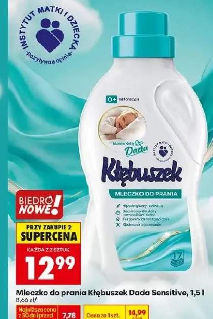 Mleczko do prania Sensitive