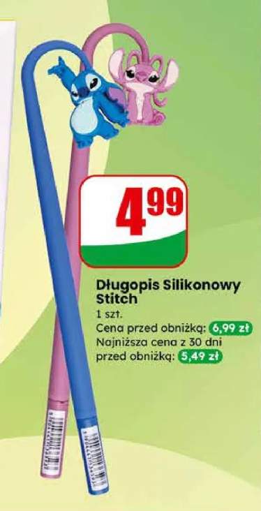Długopis silikonowy Stitch
