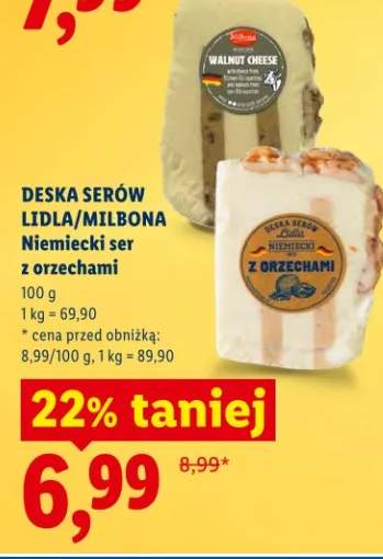 Ser niemiecki z orzechami