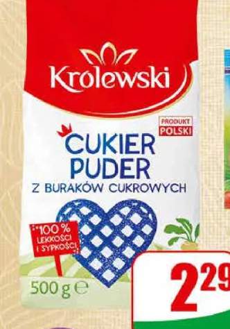 Cukier puder z buraków cukrowych