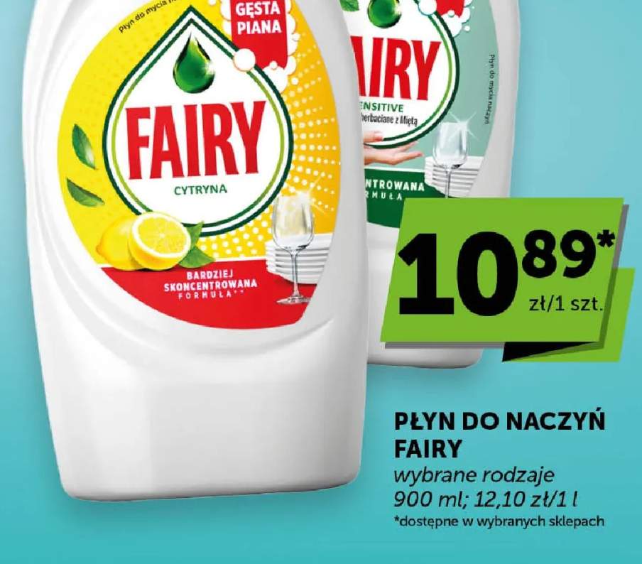 Płyn do naczyń Fairy wybrane rodzaje