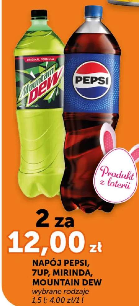 Napój Pepsi wybrane rodzaje