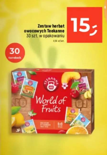 Zestaw herbat owocowych 30 szt. w opakowaniu