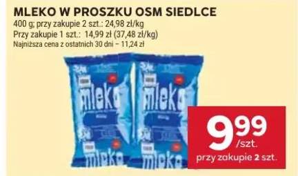 Mleko w proszku OSM Siedlce