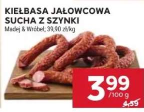 Kiełbasa jałowcowa sucha z szynki