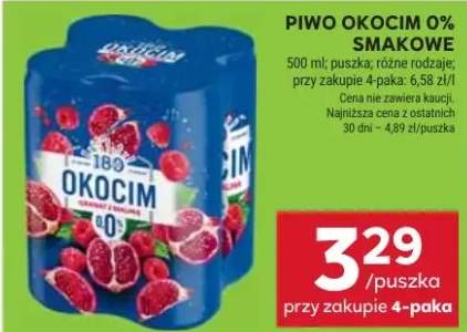 Piwo okocim 0% smakowe
