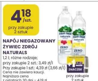Napój niegazowany żywiec zdrój naturals