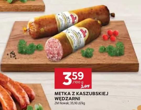 Metka z kaszubskiej wędzarni