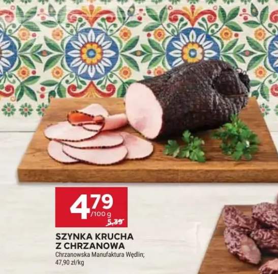 Szynka krucha z chrzanowa