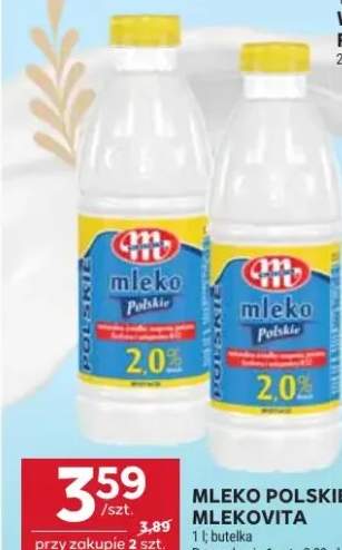 Mleko polskie 2% Mlekovita
