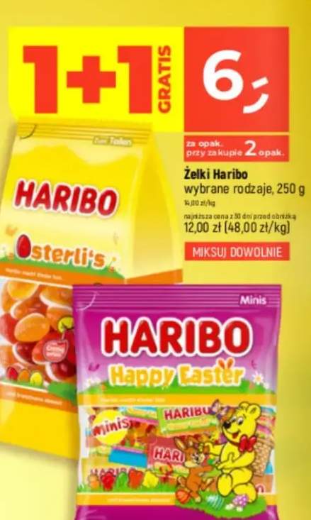 Żelki wybrane rodzaje