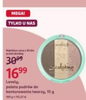 Paleta pudrów do konturowania twarzy