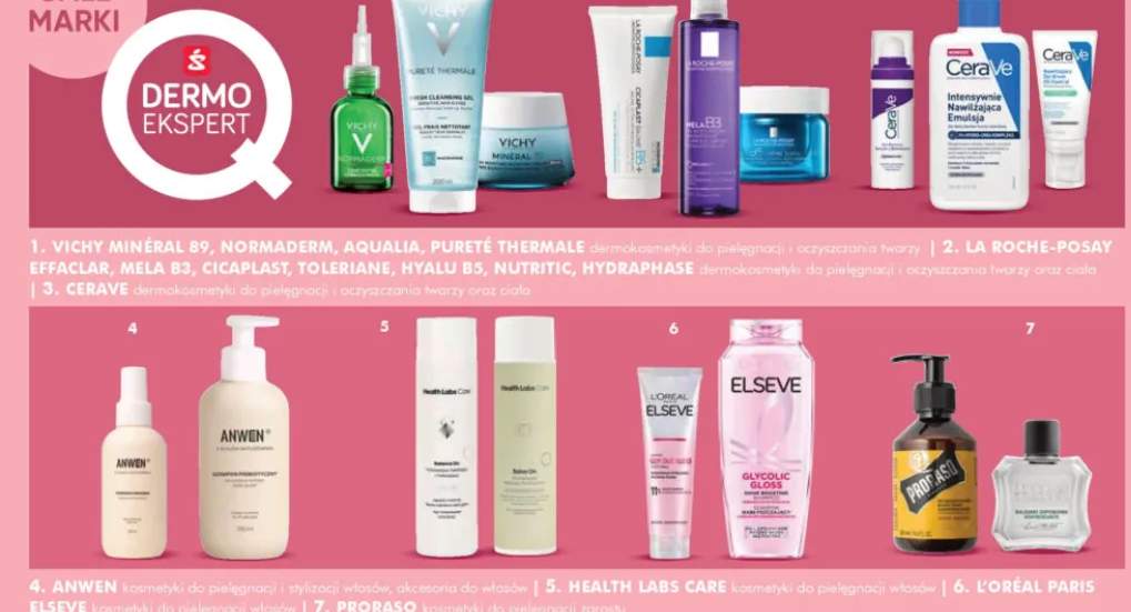 Dermokosmętyki do pielęgnacji i oczyszczania twarzy oraz ciała Effaclar, Mela B3, Cicaplast, Toleriane, Hyalu B5, Nutritic, Hydraphase