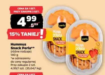 Hummus Snack Perla (różne rodzaje)