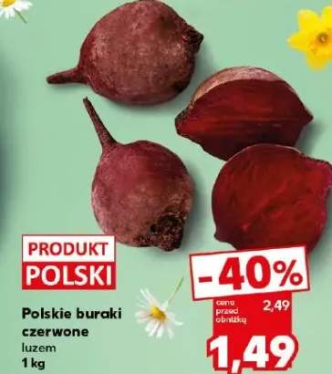 Polskie buraki czerwone luzem