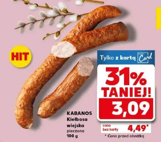Kiełbasa wiejska pieczona