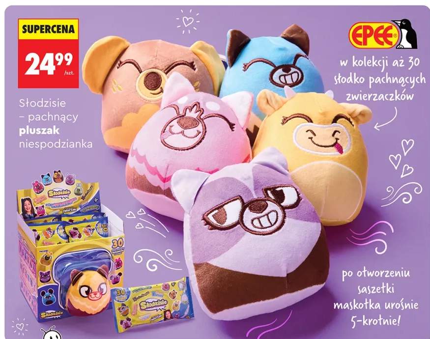 Słodzisie - pachnący pluszak niespodzianka