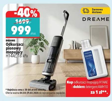 Odkurzacz pionowy mopujący H14AE, 18 kPa