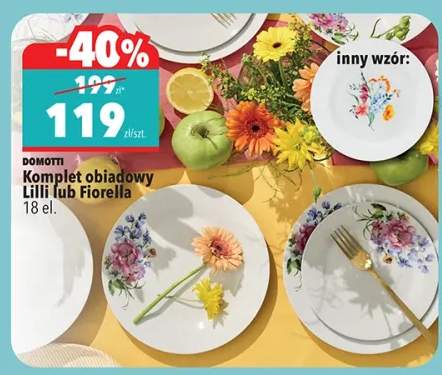 Komplet obiadowy 18 el.